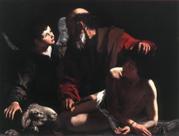 Le Sacrifice d’Isaac2 Caravage Peinture à l'huile
